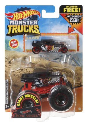 HW MOSTER TRUCKS 1:64 S ANGLIČÁKEM