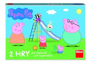 PEPPA PIG Poďme sa hrať a šmýkačky Detská hra