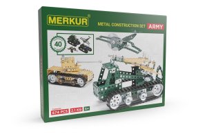 Merkur Army Set, 674 dielov, 40 modelov