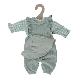 Oblečenie na bábiku Baby Green Check