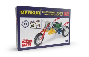 Merkúr 018 Motocykle, 174 dielov, 10 modelov