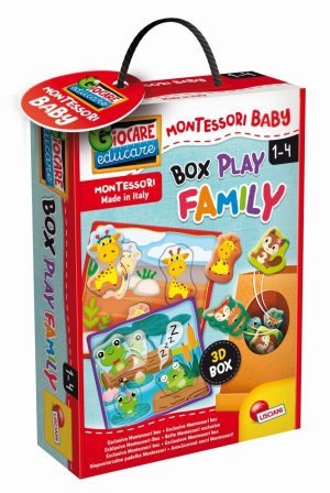 MONTESSORI BABY BOX PLAY FAMILY - Vkladačka mláďatá