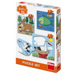 Zvieratká: Kde žijú 3-5 baby puzzle