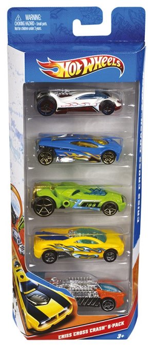 HW Autíčka Hot Wheels 5ks