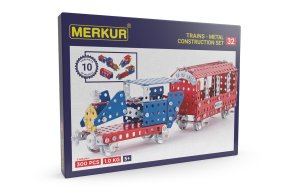 Merkur 032 železničné modely, 300 dielov, 10 modelov