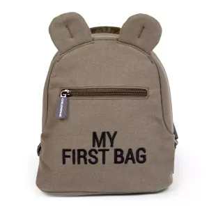 Detský batoh My First Bag Canvas Khaki