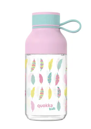 Plastová fľaša Ice Kids s pútkom Feathers 430 ml