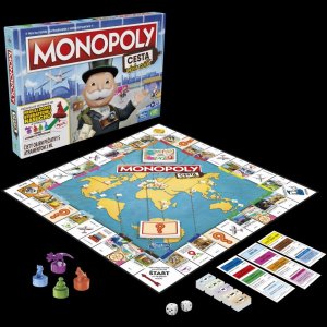 MONOPOLY CESTA OKOLO SVETA SK VERZIA