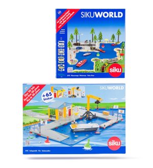 SIKU World - nakladací prístav s mólom a vodnou plochou